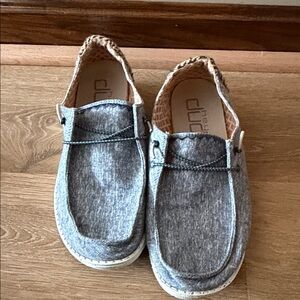 Gray Casual Slip-On Shoes